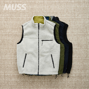 SHERPA REVERSIBLE 双面穿摇粒绒保暖立领马甲25AW GRAMICCI 现货