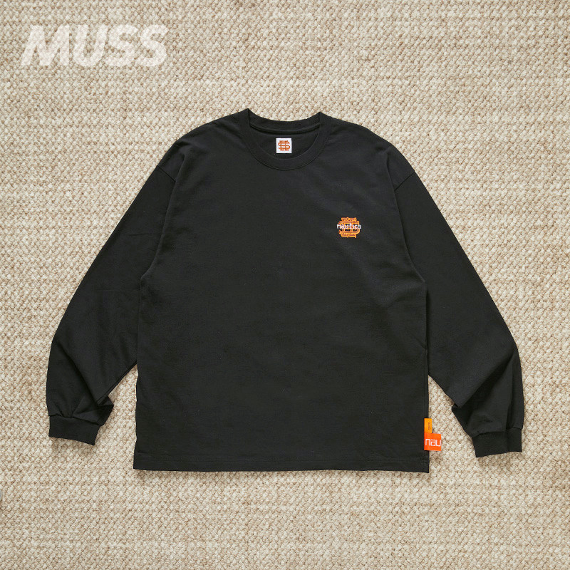 SEESEE日本制联名徽标长袖T恤