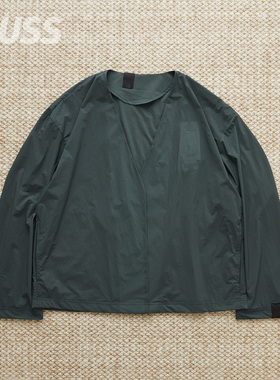 现货 N.HOOLYWOOD BLOUSON 日产尼龙混纺机能凉感无领夹克 25SS