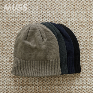 BEANIE 日产晴纶羊毛轻量针织冷帽25AW WINDSTOPPER 现货NANAMICA