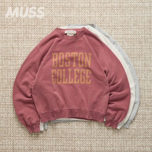 REMIRELIEF日产硫染做旧卫衣