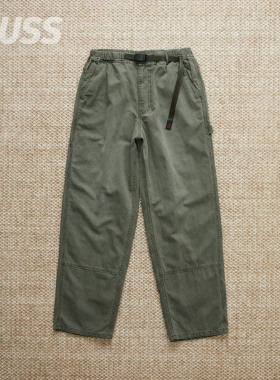 现货 GRAMICCI CANVAS WORK PANT 小野人棉麻做旧帆布工装裤25AW