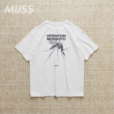 LIBERAIDERS复古做旧天竺棉T恤