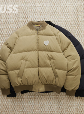 现货 HUMAN MADE DOWN JACKET 涤棉混纺棒球夹克羽绒服 25AW