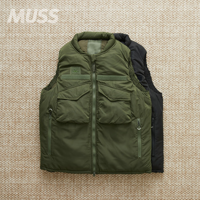 LIBERAIDERS军事复古棉服马甲