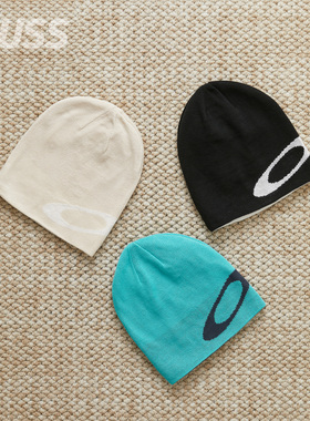 现货 OAKLEY BEANIE ELLIPSE 双面穿户外保暖无檐针织冷帽 25AW