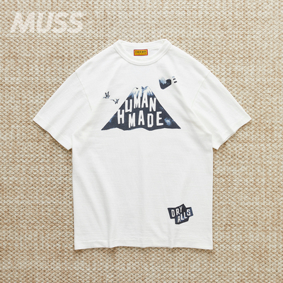 HUMANMADE日产富士山短袖T恤