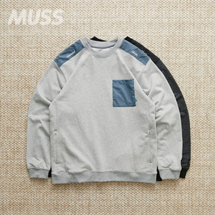 现货 NANGA X LIBERAIDERS ECO HYBRID 户外圆领休闲运动长袖卫衣