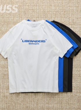 现货 LIBERAIDERS SHANGHAI TEE 上海限定标语休闲短袖T恤 25SS