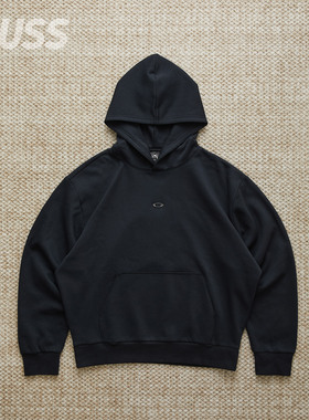 现货 OAKLEY METAL RISE HOODIE 宽松休闲金属LOGO连帽卫衣26SS
