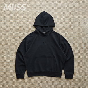 现货 OAKLEY METAL RISE HOODIE 宽松休闲金属LOGO连帽卫衣26SS