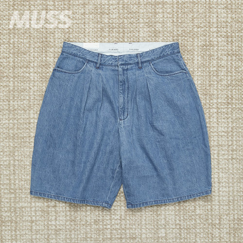 FARAH水洗牛仔休闲短裤