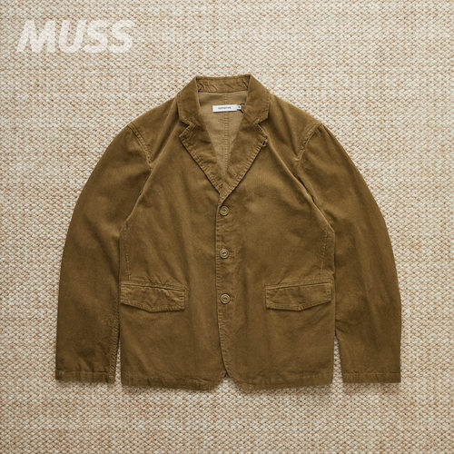 现货 NONNATIVE OFFICER 5B JACKET 日产硫染灯芯绒夹克外套 25AW