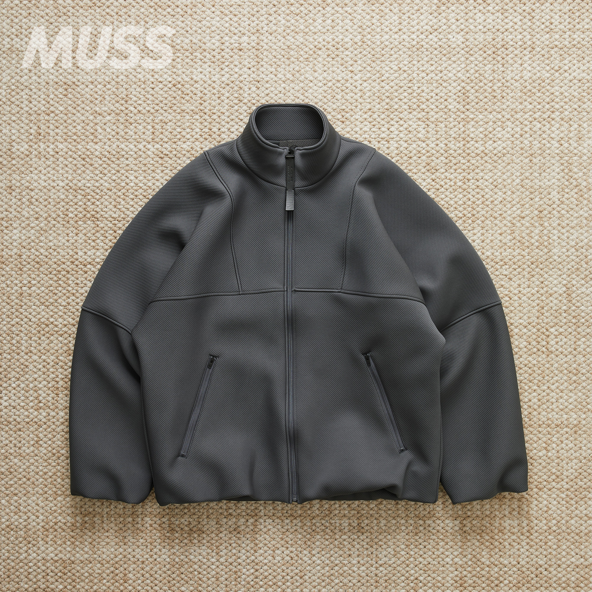 N.HOOLYWOOD日产拼接立领夹克