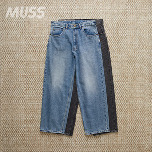 GUNGHO 水洗休闲宽松直筒牛仔裤 DENIM PANTS 25AW TAPARED 现货