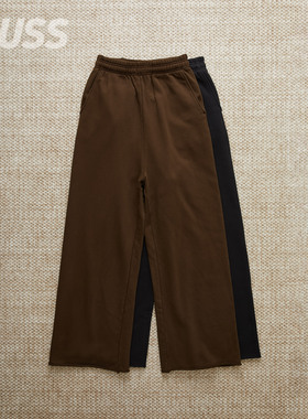 现货 ENTIRE STUDIOS FULL SWEATPANTS 成衣酵洗直筒宽松卫裤25AW