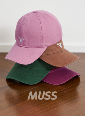 现货 BARBOUR CASCADE SPORTS CAP 休闲复古刺绣LOGO棒球帽鸭舌帽
