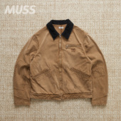 日产拼皮做旧水洗底特律夹克 现货 25AW DAMAGE ZIP JIEDA DUCK