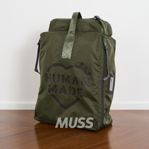 HUMANMADE军事风尼龙牛津背包