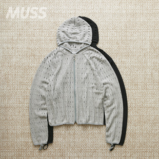 JIEDA 日产复古破洞连帽拉链卫衣 HOLE HOODIE 25SS ZIP 现货