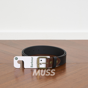 现货 BARBOUR CONTRAST LEATHER BELT 撞色复古简约皮带腰带