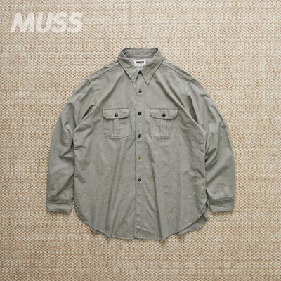 BOWWOW日产做旧破坏复古衬衫