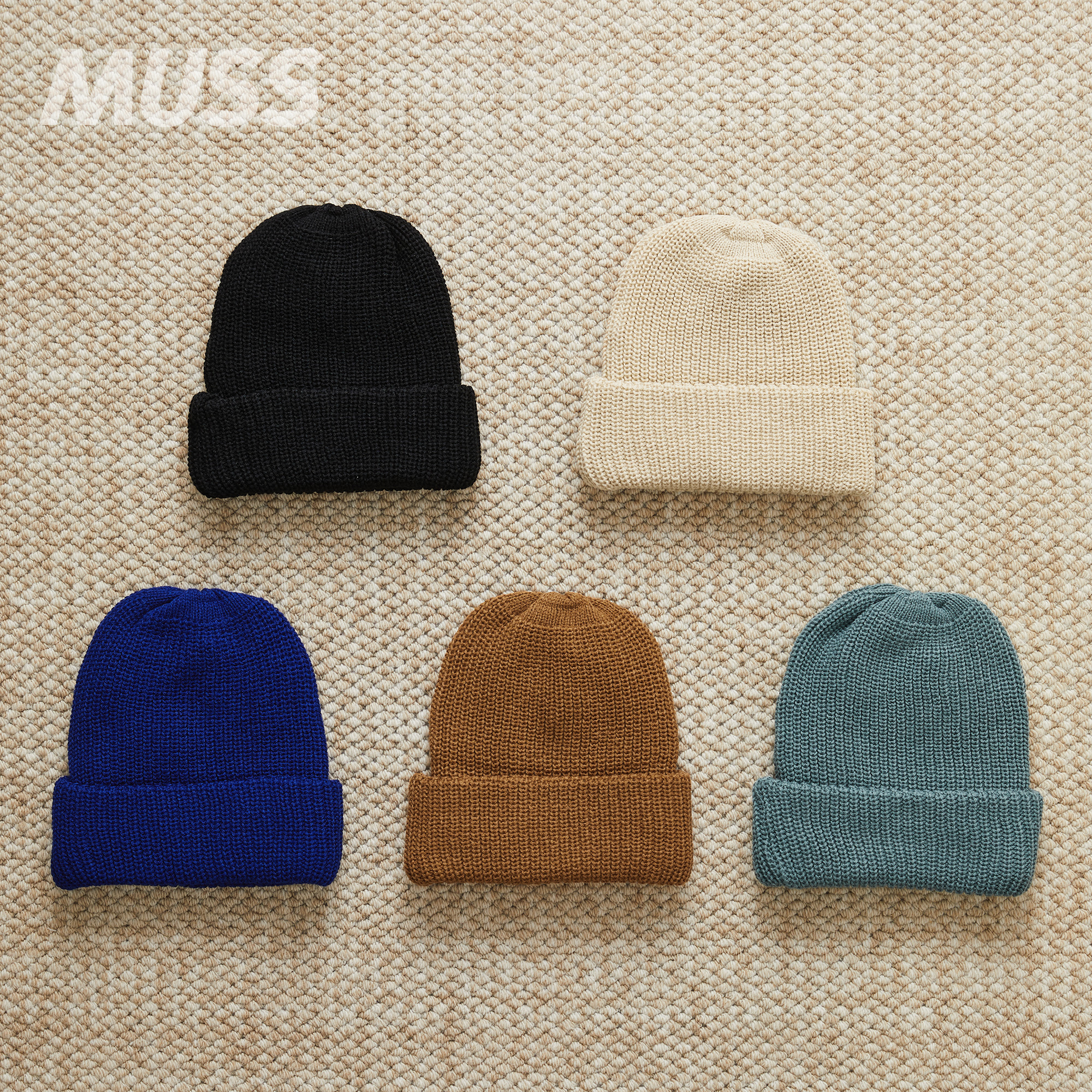 ROTOTO日产轻柔混纺羊毛针织冷帽