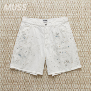 现货 BOWWOW PAINTER 'S SPLATTER SHORTS 日产泼墨工装短裤 25SS
