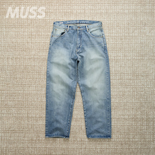 现货 LIBERAIDERS LOOSE FIT DENIM 日产复古水洗做旧赤耳牛仔裤