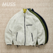 现货 双面穿摇粒绒立领夹克外套25AW SHERPA GRAMICCI REVERSIBLE