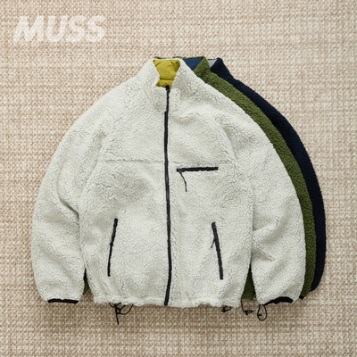 GRAMICCI双面穿摇粒绒立领外套