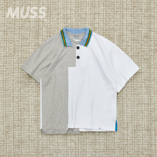 SPLICE KOLOR POLO衫 现货 日产拼接撞色短袖 POLO BEACON SHIRT