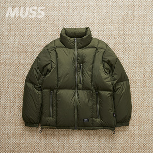 ZIP VOLUME 现货 立领工装 WORK DOWN 拉链保暖羽绒服夹克 TAION