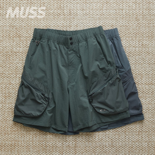 OAKLEY机能口袋轻量快干尼龙短裤
