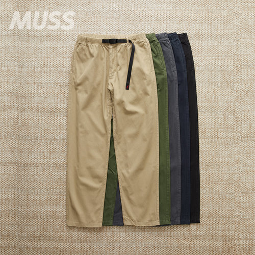 GRAMICCI户外斜纹布复古工装长裤