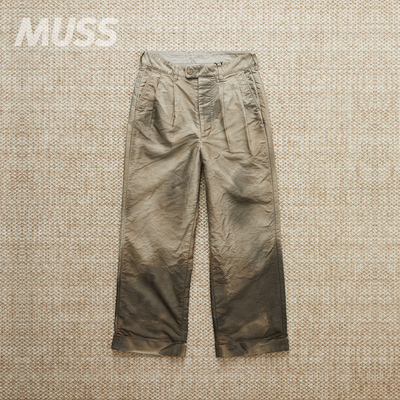 REFOMED日产复古斜纹棉布工装裤