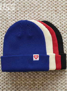 现货 HUMAN MADE CLASSIC BEANIE 爱心LOGO休闲保暖百搭冷帽 25SS