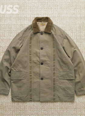 现货 HUMAN MADE HUNTING JKT 复古灯芯绒翻领猎装夹克外套 25SS