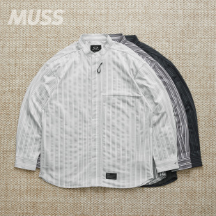现货 OAKLEY FGL FUEL LS SHIRTS 6.0 快干透气复古条纹休闲衬衫