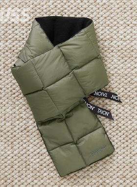 现货 TAION X GRAMICCI DOWN SCARF 轻质绒面保暖羽绒围巾 23FW