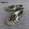 Cloth shoes Sengxie Dichotomanthes bottom Flax Baotou fashion Thailand India Straw Insole A pedal Yunnan hempen sandals