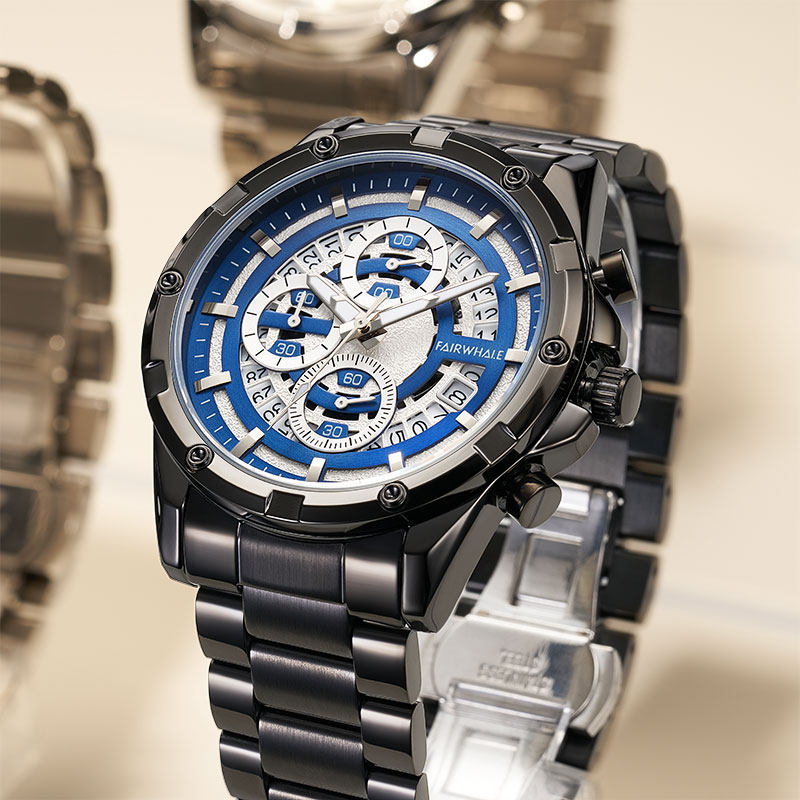 马克华菲新款2021正品牌手表男士机械表镂空防水氚气潮流男表十大