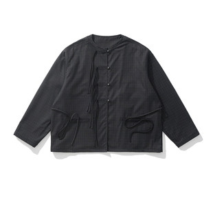 秋冬中式 25FW 盘扣绑带宽松休闲外套 Logic Army