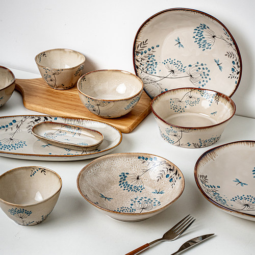 蒲公英系列家用芦苇新款中古风