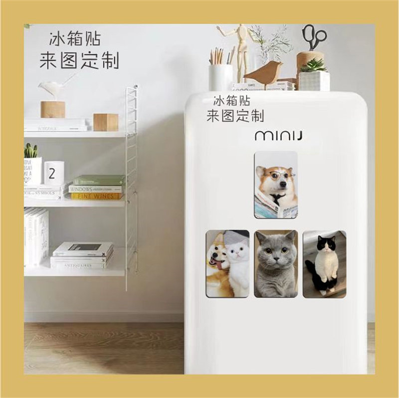 冰箱贴定制照片diy磁贴宝宝结婚相片磁吸磁铁个性创意装饰磁性贴