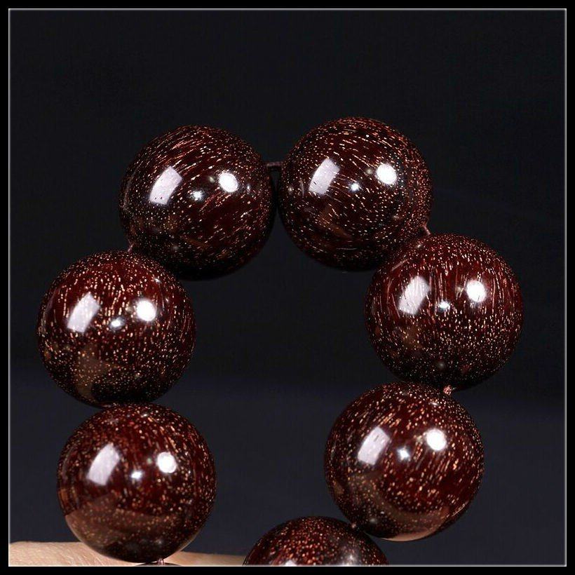 冷门手串佛珠手串女手串男盘玩手串佛珠小叶紫檀爆星108颗情侣款