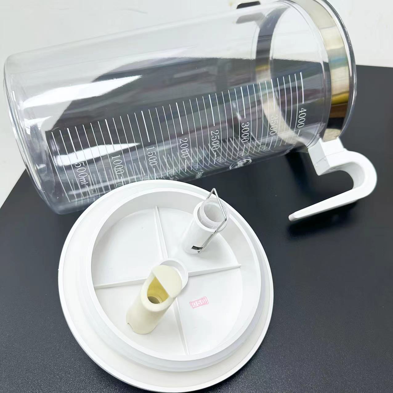 大容量4000ml塑料瓶PC负压引流瓶装配无色透明耐热抗冲击易清洗