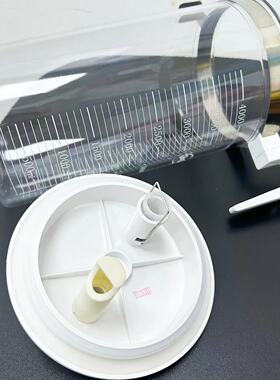 大容量4000ml塑料瓶PC负压引流瓶装配无色透明耐热抗冲击易清洗