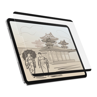 2024苹果ipadair6类纸膜平板磁吸ipad pro钢化膜全屏4/3/2/1可拆卸mini平板12.9保护ar膜5/6绘画2021款10.9寸