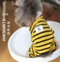 Trang phục thú cưng xấu xí 2018 mới cotton đan tay áo dài chân phiên bản Teddy Schnauzer chó quần áo cotton - Quần áo & phụ kiện thú cưng mèo mặc áo